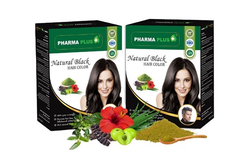 Thuốc Nhuộm Tóc Đen Tự Nhiên Pharma Plus - Thuốc bổ tóc thảo dược Độ tốt